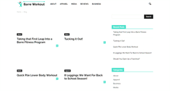 Desktop Screenshot of barreworkout.com